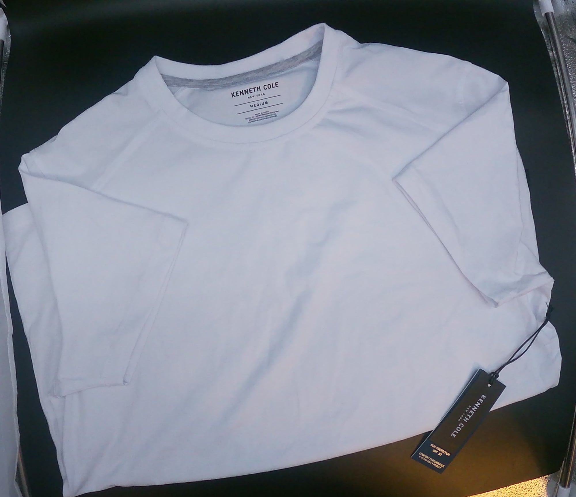 NWT CALVIN KLEIN Short Sleeve Embellished Logo T-shirt Dress Size PM in  Indigo