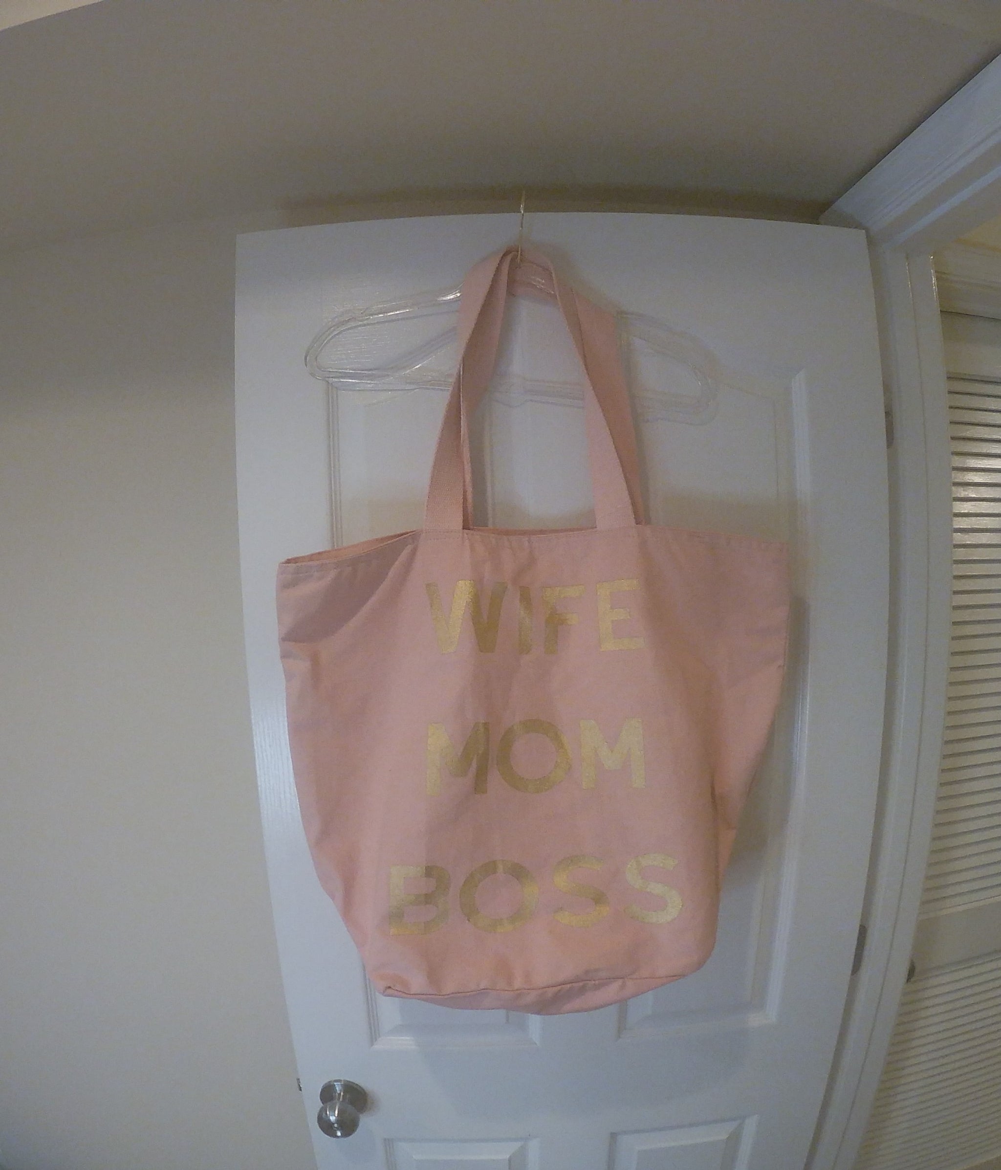 MOM BOSS Tote Bag Mompreneur Canvas Tote Mom Bag 